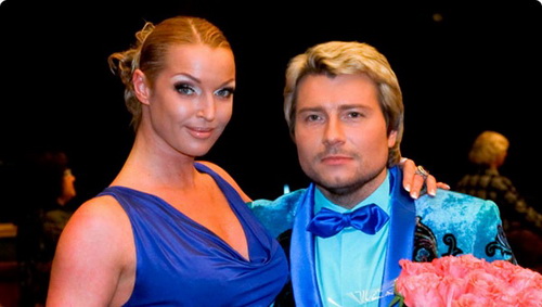 На фото - Николай Басков с Анастасией Волочковой